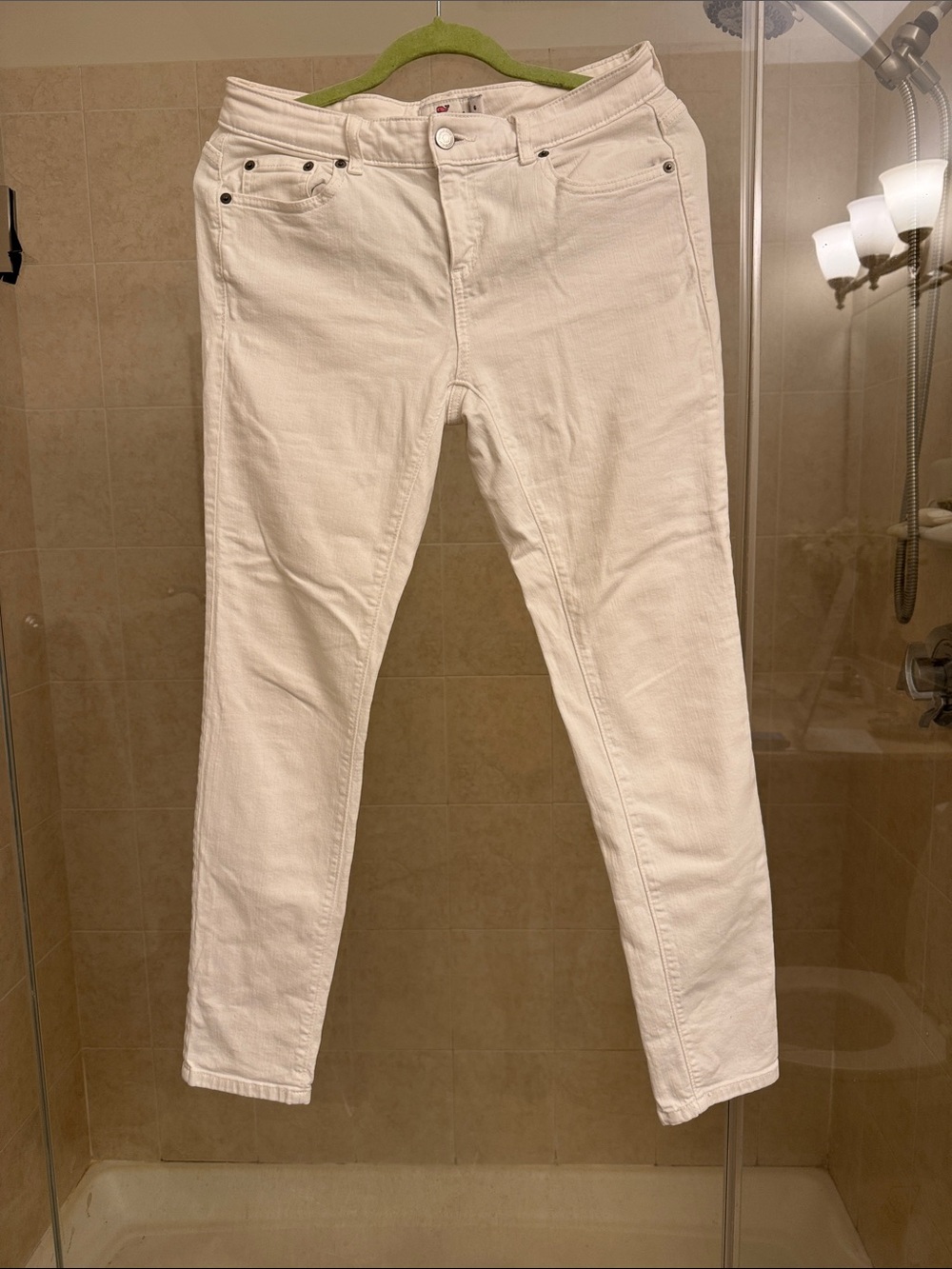 Vineyard Vines Men's White Skinny Jeans